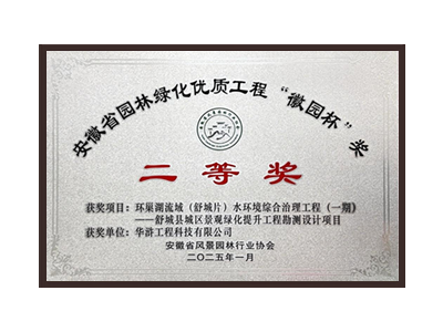 白银荣获2025“徽园杯”奖二等奖
